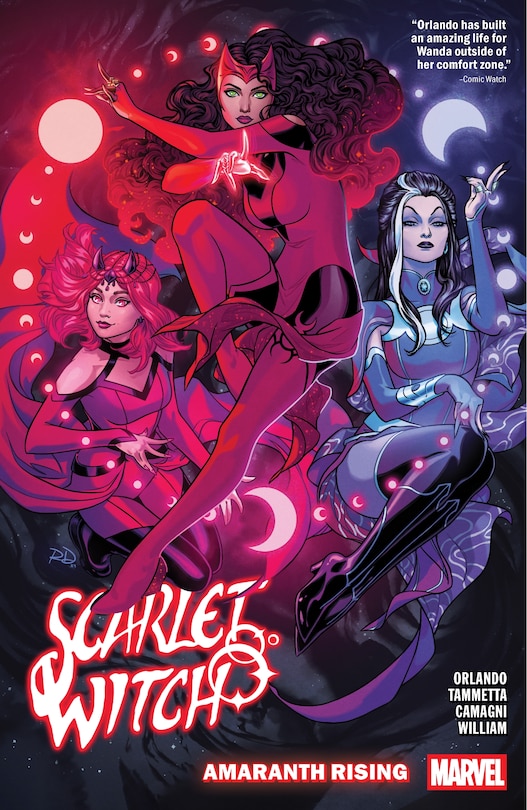 Couverture_SCARLET WITCH BY STEVE ORLANDO VOL. 5: AMARANTH RISING