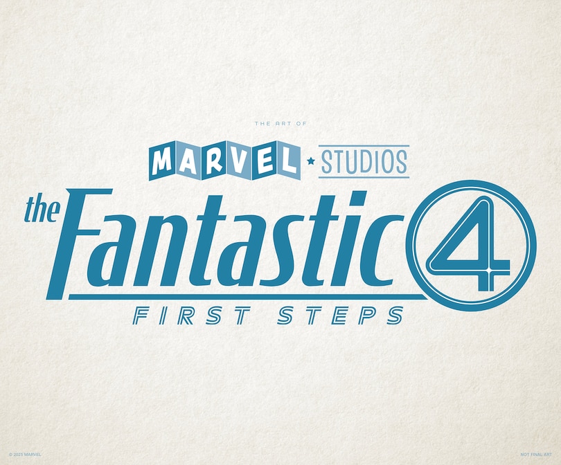 Front cover_MARVEL STUDIOS' THE FANTASTIC FOUR: FIRST STEPS - THE ART OF THE MOVIE SLIPCASE