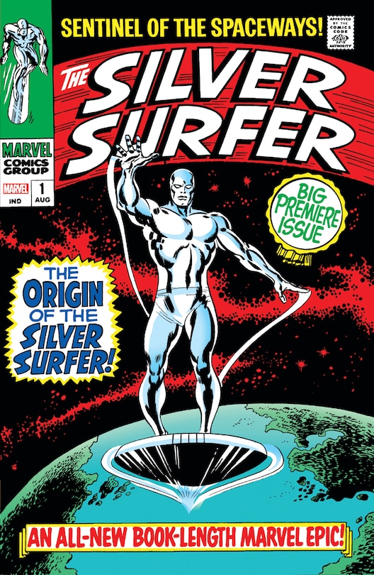 Front cover_SILVER SURFER OMNIBUS VOL. 1 JOHN BUSCEMA FIRST ISSUE COVER [NEW PRINTING 2]