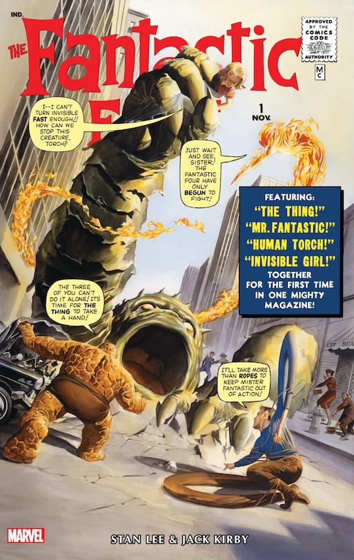Front cover_THE FANTASTIC FOUR OMNIBUS VOL. 1 ALEX ROSS COVER [NEW PRINTING 3]