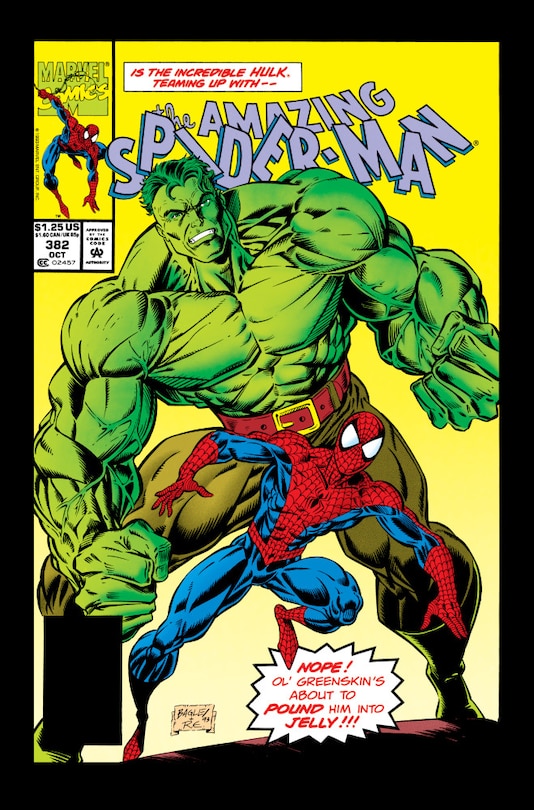 Front cover_SPIDER-MAN BY MICHELINIE & BAGLEY OMNIBUS VOL. 2 MARK BAGLEY HULK COVER