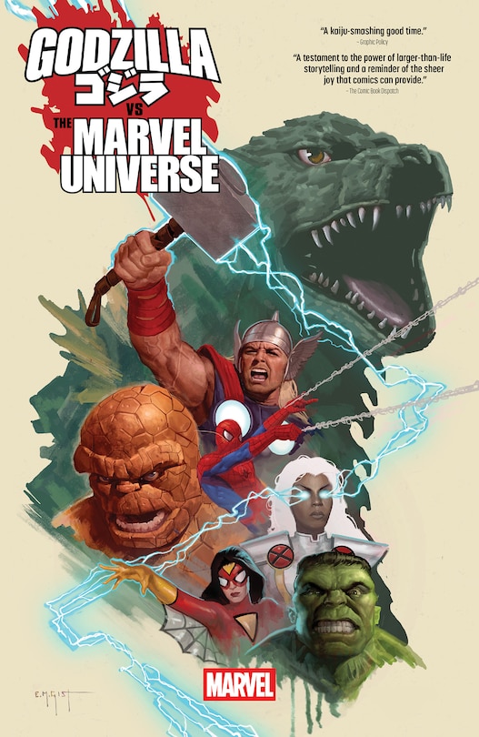 Front cover_GODZILLA VS. THE MARVEL UNIVERSE
