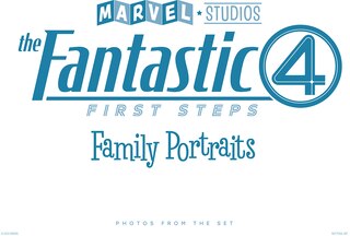 Front cover_Marvel Studios' The Fantastic Four: First Steps -  Family Portraits: Photos From The Set
