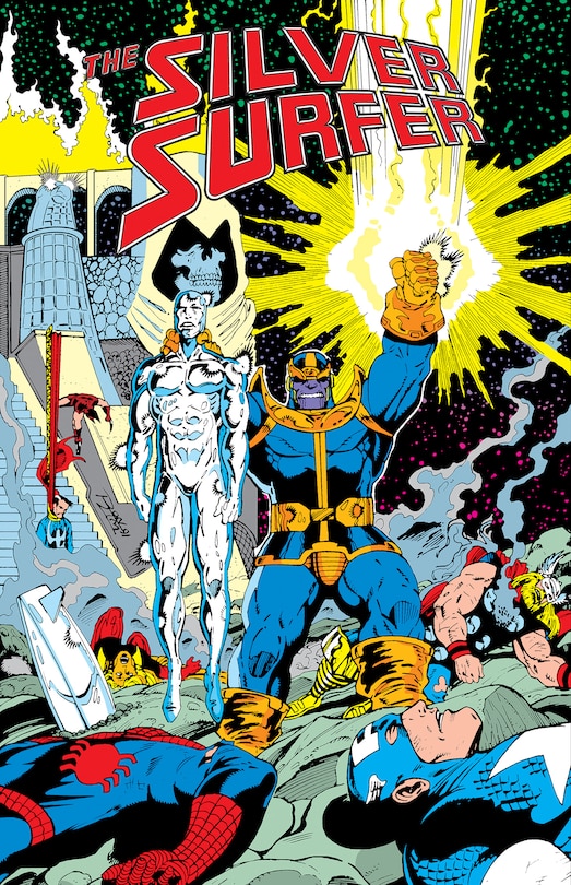 Front cover_Silver Surfer: The Infinity Gauntlet Omnibus Ron Lim Infinity Gauntlet Cover