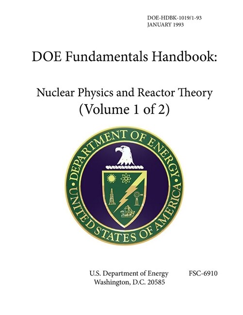 Couverture_DOE Fundamentals Handbook Nuclear Physics and Reactor Theory - Volume 1 of 2