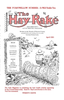 Front cover_Hay Rake April 1921 Vol 1 No 8