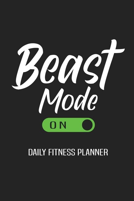 Front cover_Beast Mode On Daily Fitness Planner