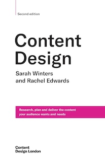 Front cover_Content Design, Second edition