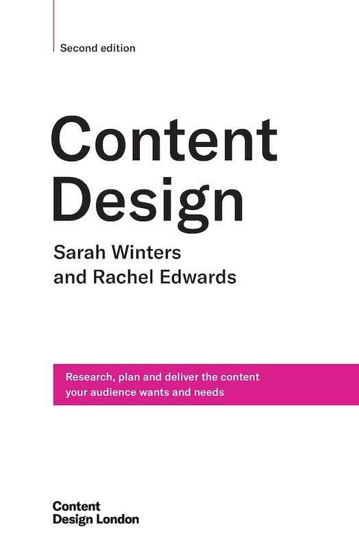 Front cover_Content Design, Second edition