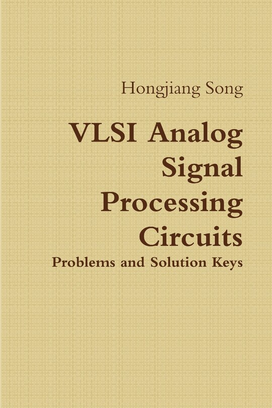 Couverture_VLSI Analog Signal Processing Circuits