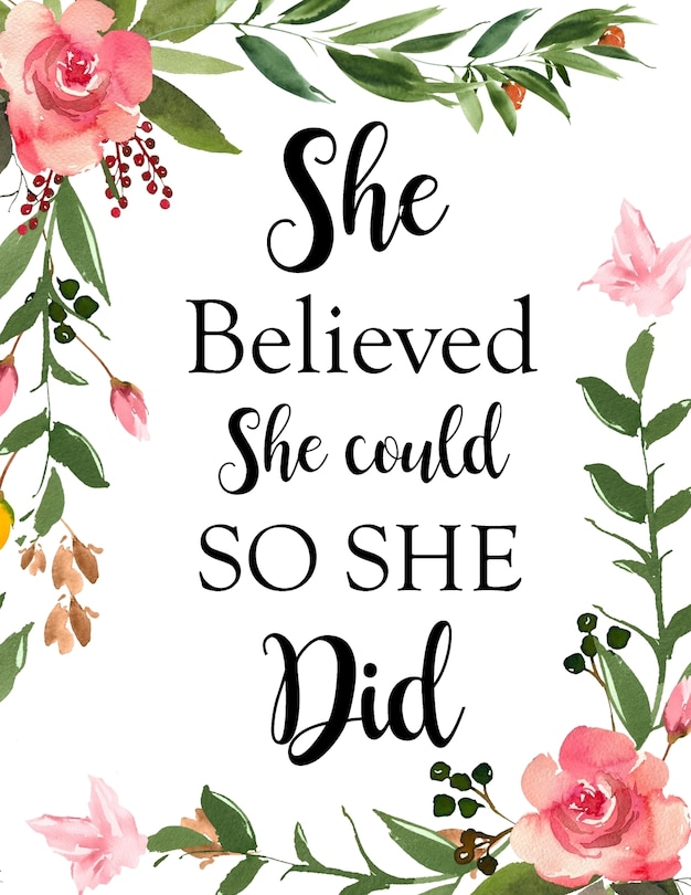 Couverture_She Believed She Could So She Did