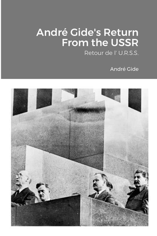 Couverture_André Gide's Return From The Ussr
