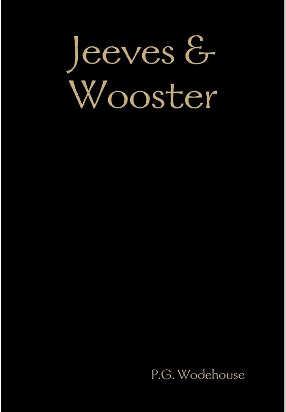 Front cover_Jeeves & Wooster