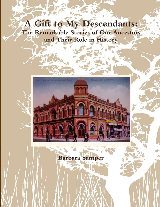 Front cover_A Gift to My Descendants