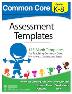 Front cover_Common Core Assessment Templates