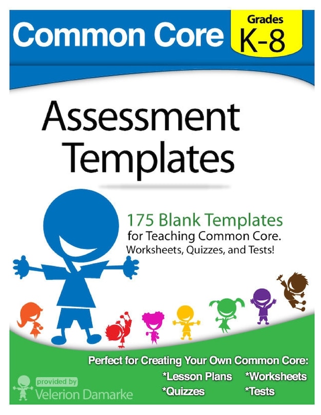 Front cover_Common Core Assessment Templates