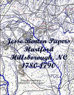 Front cover_The Jesse Benton Letters (1780-1790)
