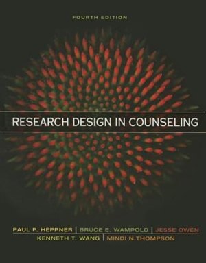Couverture_Research Design In Counseling