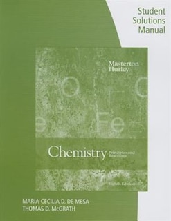 Front cover_Student Solutions Manual For Masterton/hurley's Chemistry: Principles And Reactions, 8th