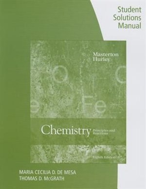 Front cover_Student Solutions Manual For Masterton/hurley's Chemistry: Principles And Reactions, 8th