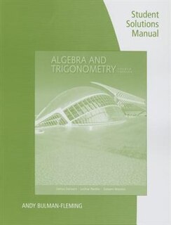 Front cover_Student Solutions Manual For Stewart/redlin/watson's Algebra And Trigonometry, 4th