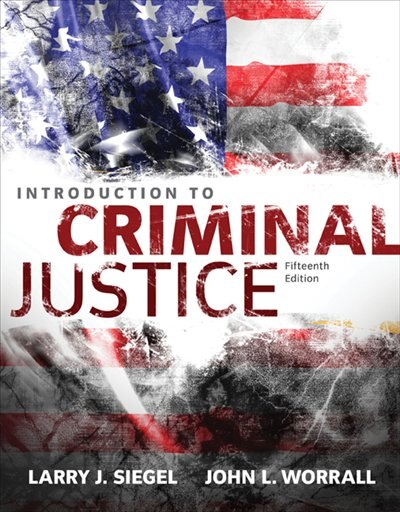 Front cover_Introduction To Criminal Justice