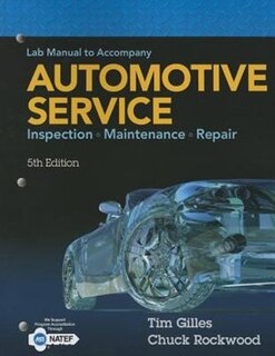 Front cover_Lab Manual For Gilles' Automotive Service: Inspection, Maintenance, Repair, 5th