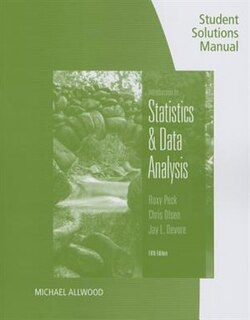 Couverture_Student Solutions Manual For Peck/olsen/devore's An Introduction To Statistics And Data Analysis, 5th