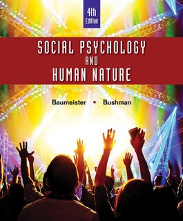 Couverture_Social Psychology And Human Nature