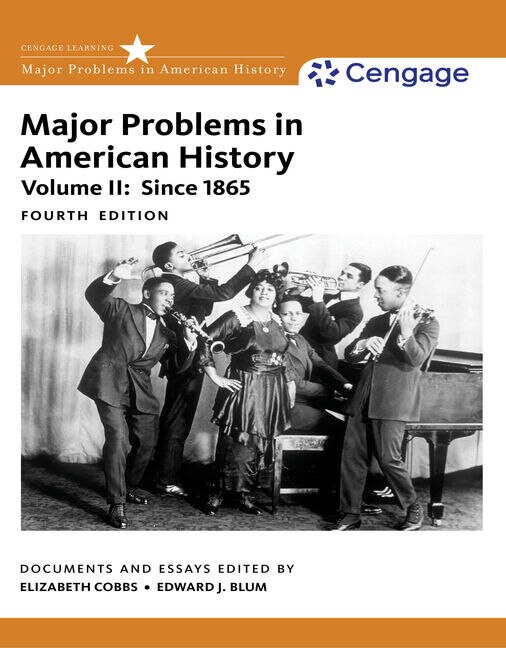 Front cover_Major Problems In American History, Volume Ii