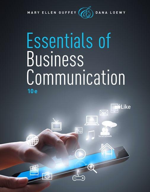 Front cover_Essentials Of Business Communication, Loose-leaf Version (with Premium Website, 1 Term (6 Months) Printed Access Card)