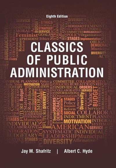 Couverture_Classics Of Public Administration