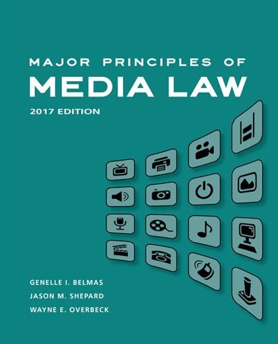 Couverture_Major Principles Of Media Law, 2017