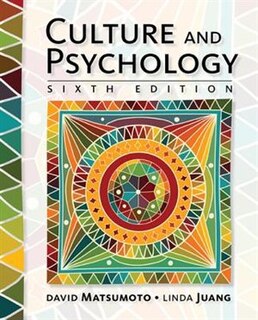 Front cover_Culture And Psychology