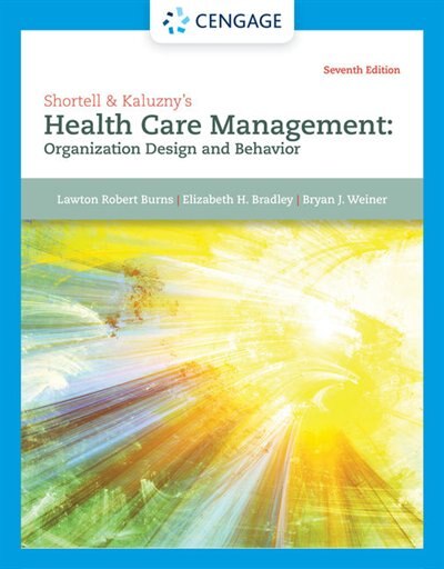 Couverture_Shortell & Kaluzny's Health Care Management