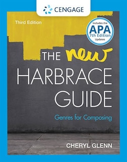 Couverture_The New Harbrace Guide: Genres for Composing (w/ MLA9E Updates)