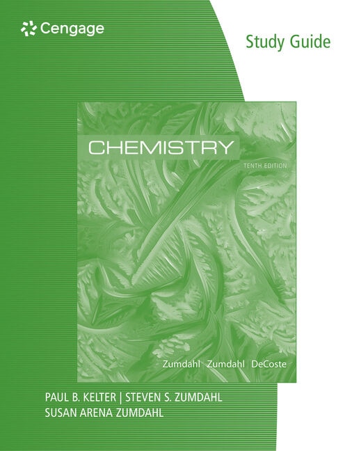 Front cover_Study Guide For Zumdahl/zumdahl/decoste's Chemistry, 10th Edition