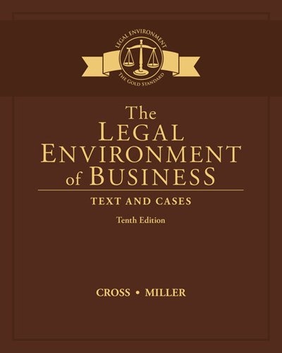 Front cover_The Legal Environment Of Business