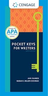 Front cover_Pocket Keys For Writers With Apa Updates, Spiral Bound Version