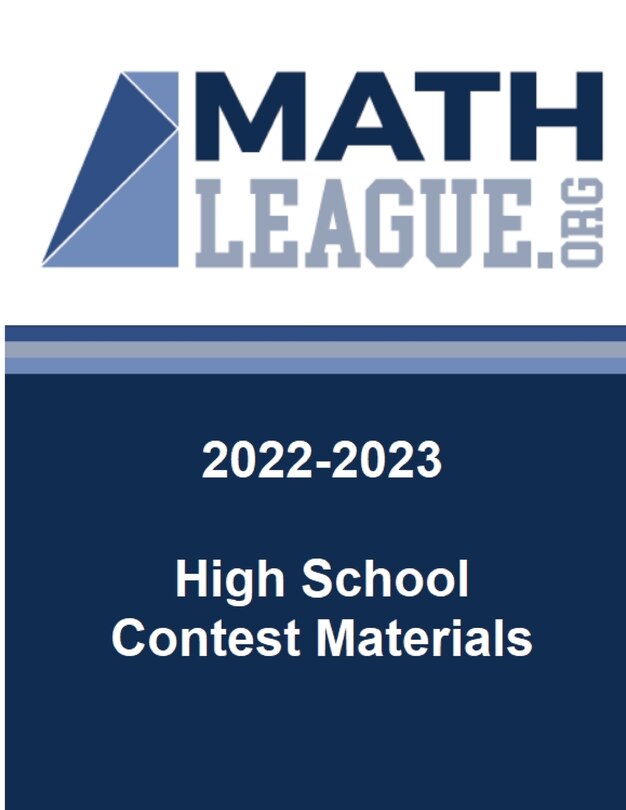 Couverture_2022-2023 High School Contest Materials