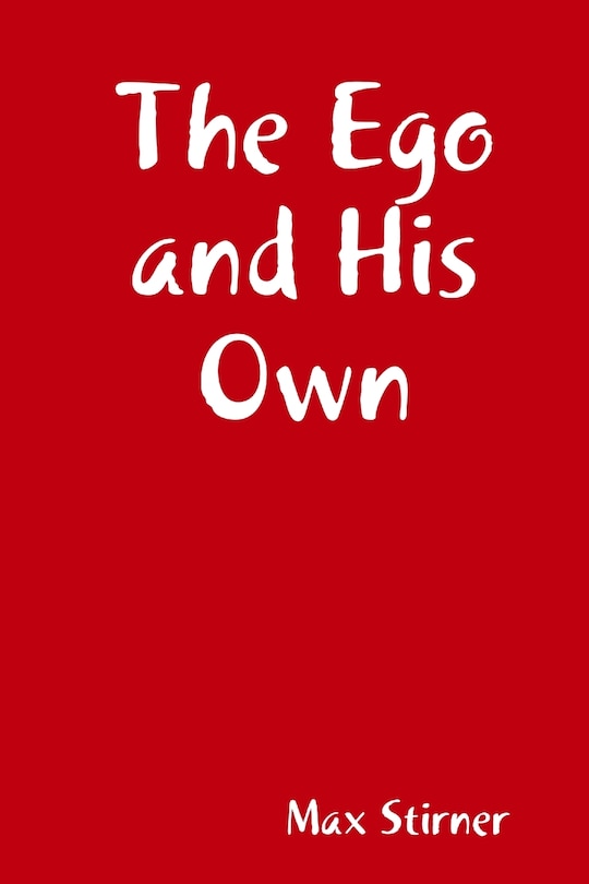Couverture_The Ego and His Own