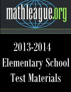 Front cover_Elementary School Test Materials 2013-2014