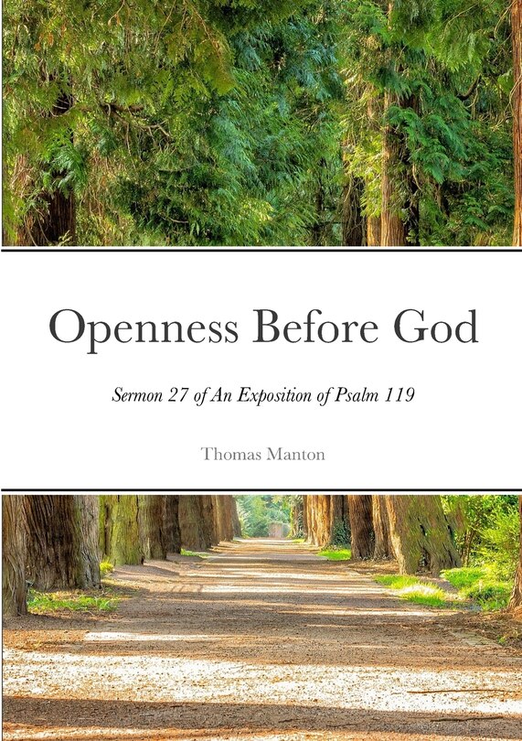 Couverture_Openness Before God - Paperback
