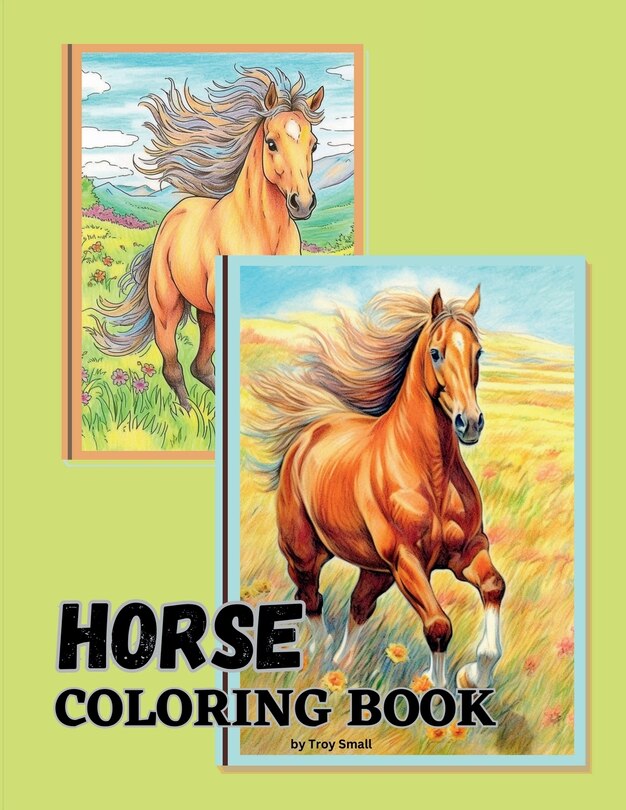 Couverture_Horse Coloring Book