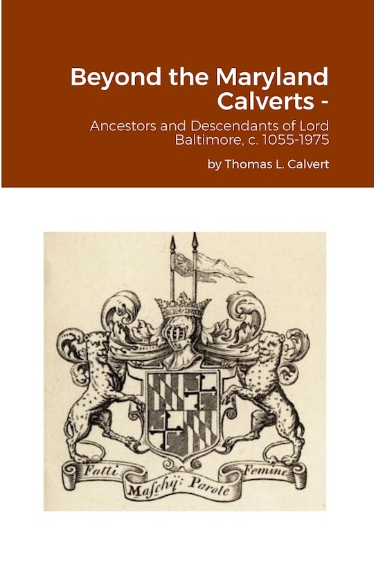 Front cover_Beyond the Maryland Calverts -