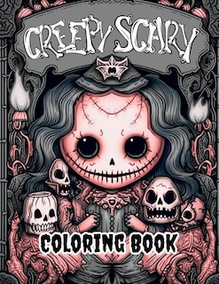 Front cover_Creepy Scary Coloring Book