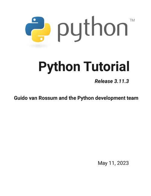 Couverture_Python Tutorial 3.11.3