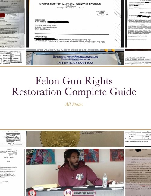Couverture_Felon Gun Rights Restoration Complete Guide