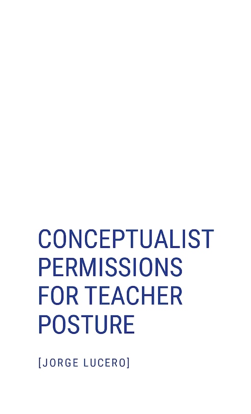 Front cover_Conceptualist Permissions for Teacher Posture