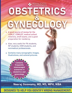 Front cover_Medical School Companion Obstetrics and Gynecology